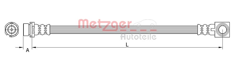 METZGER Gumifékcső 4116223_METZ